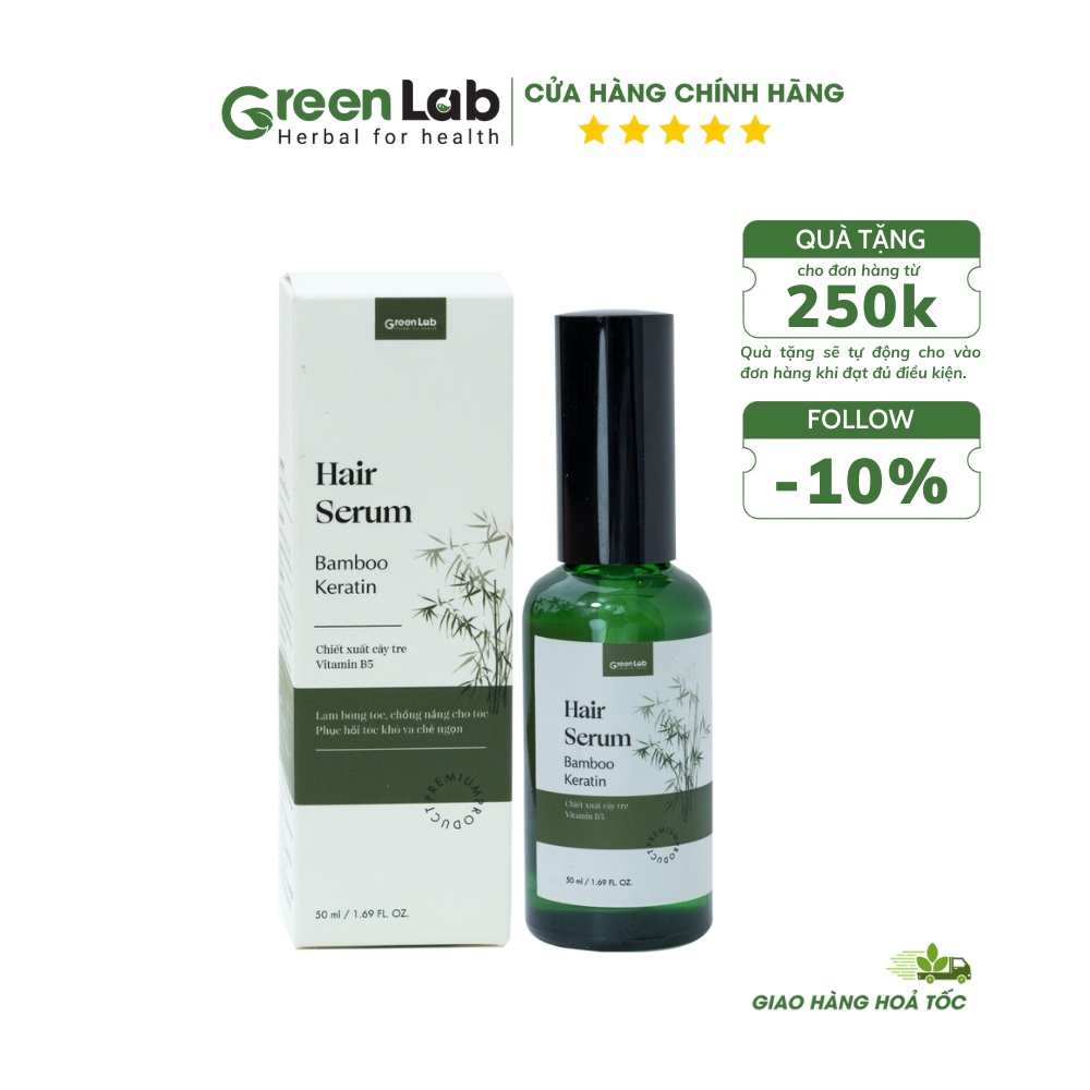 Serum Tóc GreenLab Phục Hồi Tóc Hư Tổn Kích Mọc Tóc