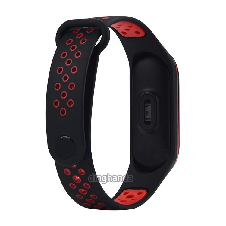 Dây đeo silicone mềm phong cách thể thao dành cho đồng hồ thông minh Xiaomi Mi Band