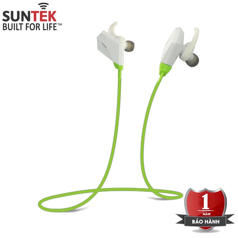 Tai Nghe Thể Thao Bluetooth SUNTEK Sport S7 - Dây đeo cổ, nhét tai dễ dàng tập luyện - Bảo hành chính hãng 1 năm