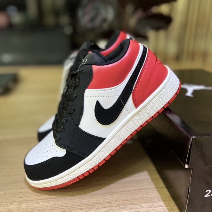 [Full bill +box] Giày Jordan Cổ Thấp Nam Nữ, Giày Sneaker JD1 Đỏ Đen Cổ Thấp Thời Trang Cao Cấp Hottrend 2022 | WebRaoVat - webraovat.net.vn