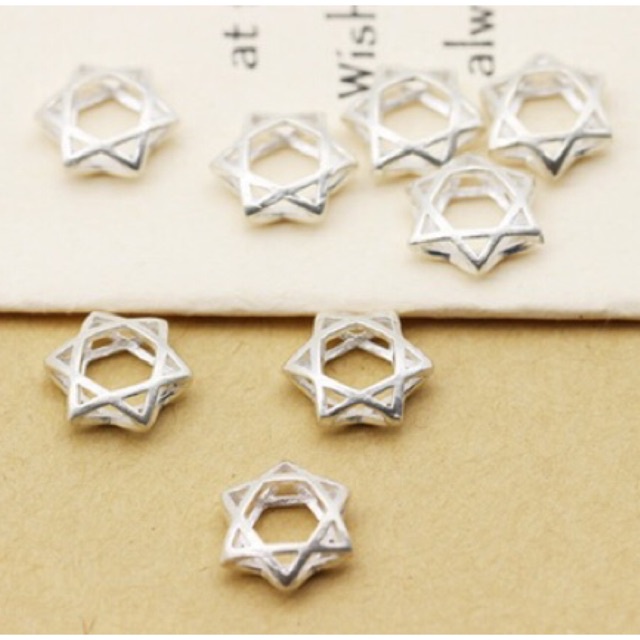 [S925] Charm bạc khung đá - MH470