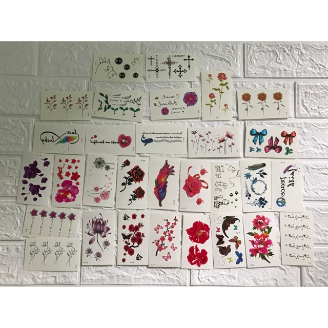 2 tấm hình xăm dán - 2k