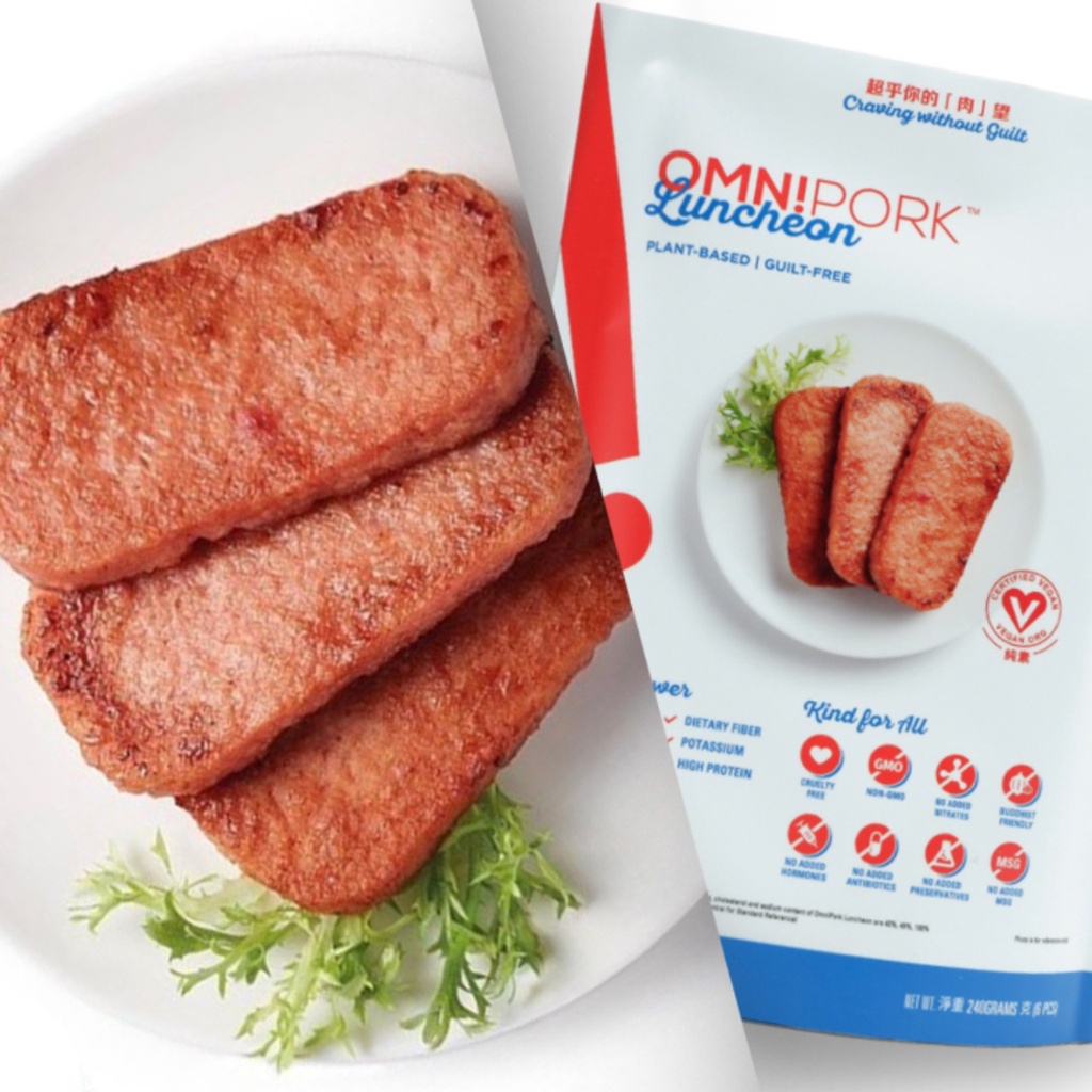 Thịt heo chay từ thực vật (Dạng lát) 240g - Omnipork Luncheon | BigBuy360 - bigbuy360.vn