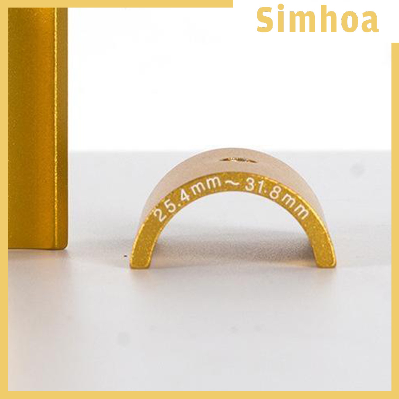 [SIMHOA] Bike Stem 25.4 to 31.8mm Shim Handlebar Adapter Spacer - 1 Pair