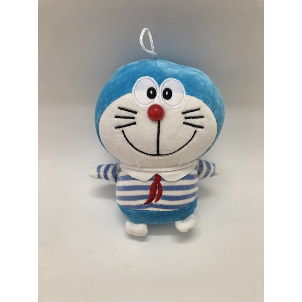 Gấu bông Doremon đeo khăn quàng siêu cute &lt; kèm ảnh thật &gt;