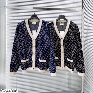 Áo Cardigan GC Chất Len thêu logo Cao Cấp , Áo GC Nam Cardigan Vải Len Dày Dặn