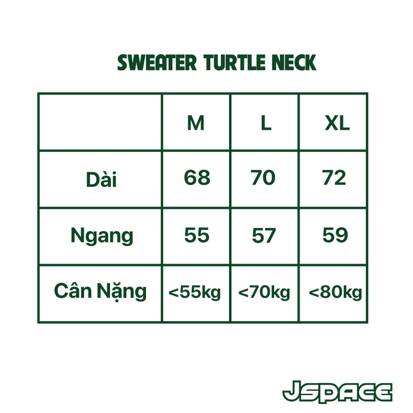 Áo sweater half zip JSPACE