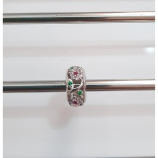 Phụ kiện cho vòng tay, hạt charm cây hoa lá bạc s925