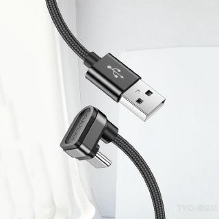 Dây cáp sạc pin truyền dữ liệu USB C đầu hình chữ U dài 2M dành cho điện thoại chơi game