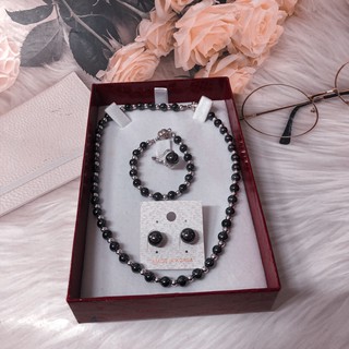 Bộ trang sức ngọc trai cao cấp Hàn Quốc