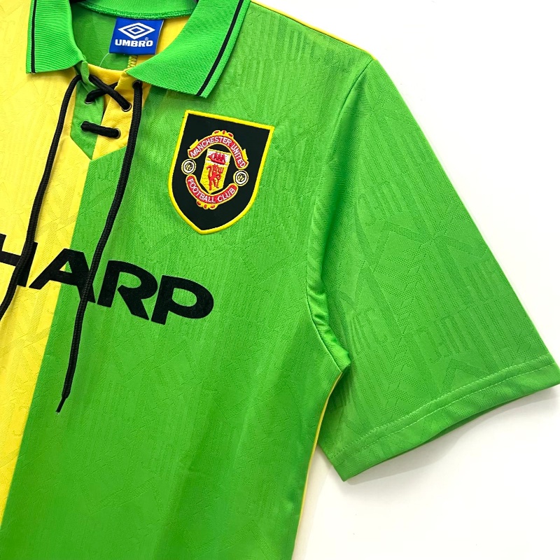 Áo Thun Thể Thao Tay Ngắn Phong Cách Đội Tuyển Manchester United Size S-XXL 92-94 Chất Lượng Cao