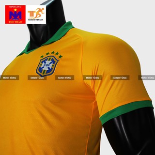 [ RẺ VÔ ĐỊCH ]   Áo bóng đá Brazil sân nhà mùa giải 2019-2020