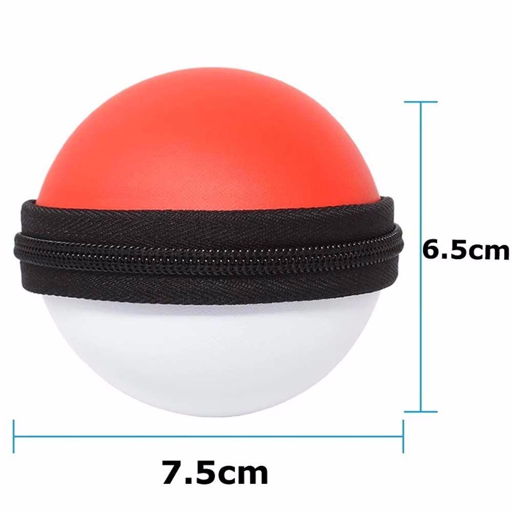 Túi Đựng Bảo Vệ Máy Chơi Game Switch Hình Quả Bóng Pokemon Có Khóa Kéo AUGUSTINA Pokeball Ốp