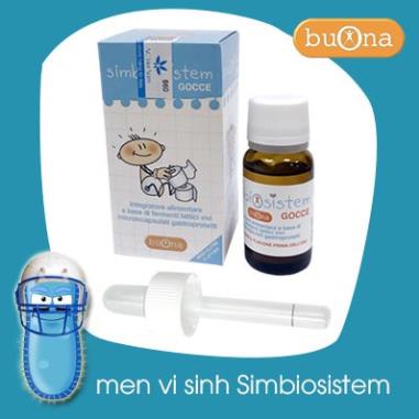 Simbiosistem Gocce – Men vi sinh đặc hiệu cho các rối loạn hệ tiêu hóa ở trẻ em,giảm táo bón, cải thiện nhu động ruột