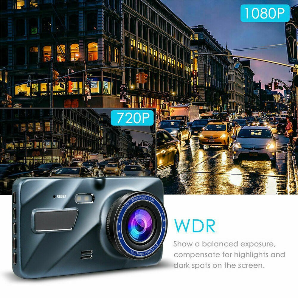 Camera hành trình ô tô trước sau 2510 ống kính kép siêu bền Full HD1080P+ Kèm thẻ nhớ 32GB