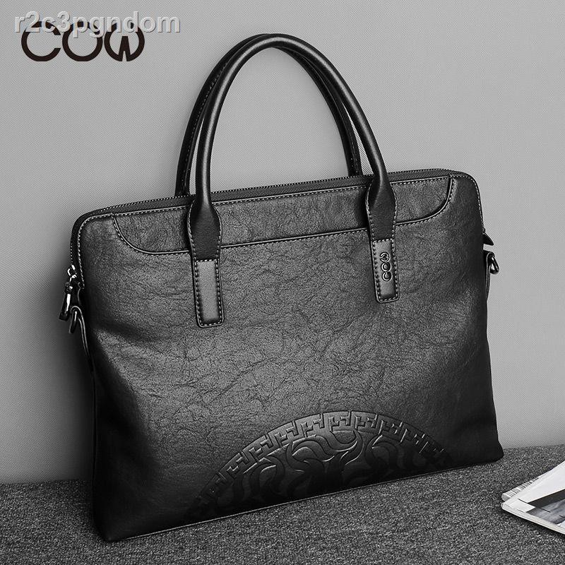 Túi nam mới của Pháp COW, công sở, cặp chính hãng, xách thời trang, nam, đeo vai | BigBuy360 - bigbuy360.vn