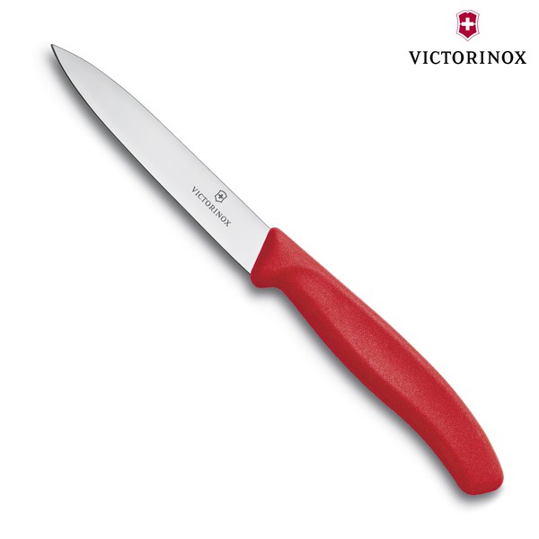 Dao bếp Victorinox Paring Knives màu đỏ (Pointed trip, 10cm)