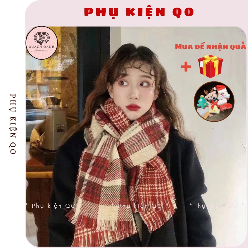 Khăn quàng len, khăn choàng cổ nam nữ phong cách vintage K01