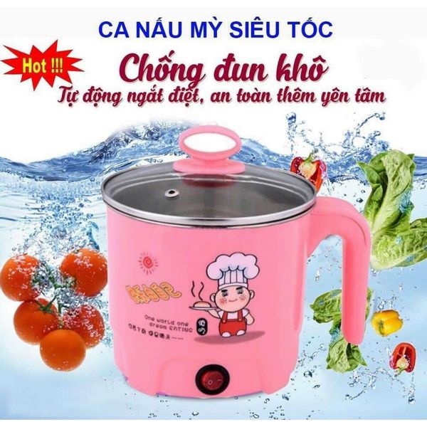 Ca lẩu mini , hấp đa năng siêu tốc 2 lớp