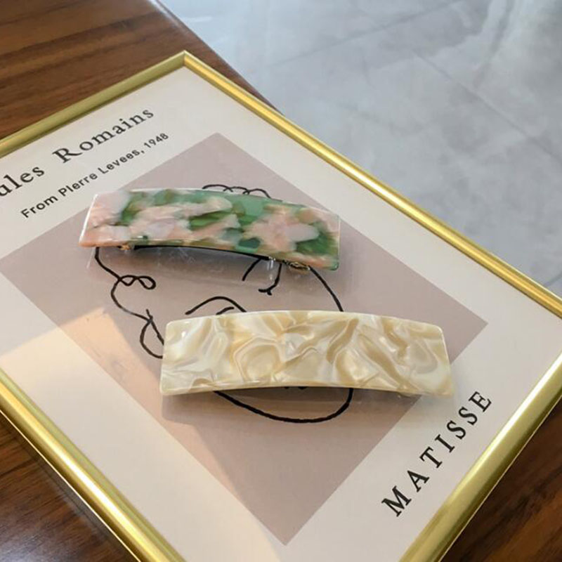 Kẹp Tóc Kim Loại Họa Tiết Da Báo Thời Trang Cho Nữ