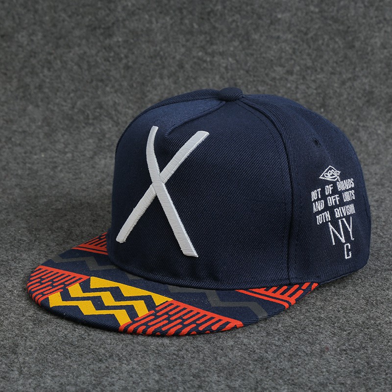 Mũ Snapback Nón Hiphop Thời Trang Hàn Quốc Chữ X