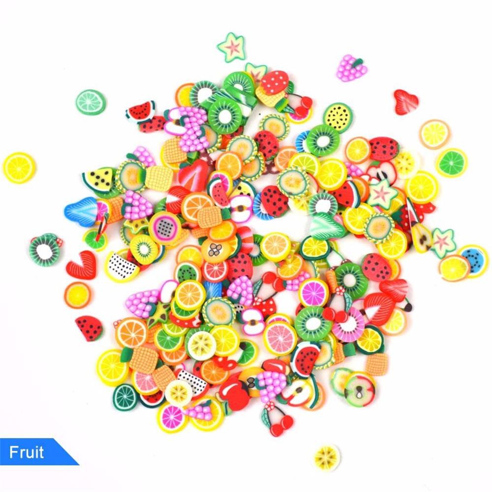 Sticker Dán Móng Tay Nhiều Màu Sắc Dễ Thương Bắt Mắt|Set 120 Chi Tiết Trang Trí Móng Tay Nghệ Thuật Hình Trái Cây 3D Dễ Thương