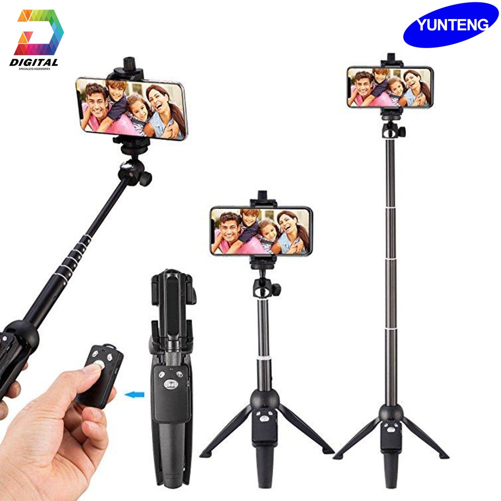 Gậy Chụp Hình Kiêm Tripod Đa Năng 3 Trong 1 chính hãng Yunteng YT-9928 | BigBuy360 - bigbuy360.vn