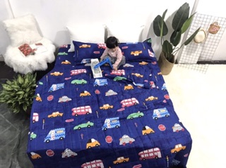 Bộ 5 món hè cotton poly mẫu Ô Tô