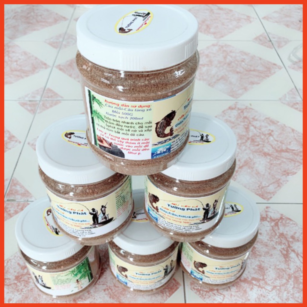 mồi câu tổng hợp bắt trắm + chép + chôi + rô phi 500g đa công dụng mồi siêu nhậy y hình giá rẻ ( giá siêu khuyến mại )