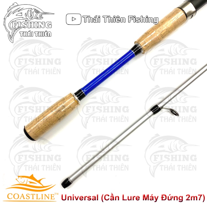 Cần Câu Lure Coastline Universal Máy Đứng 2m7 Chất Liệu Carbon Khoen 1 Chân, Cán Bần Chuyên Lóc, Chẽm, Mú