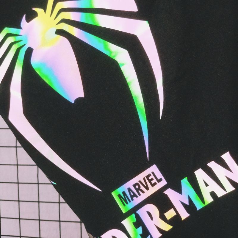 Áo Thun Phản Quang 7 Màu Spider Man Siêu Đẹp Siêu Cá Tính