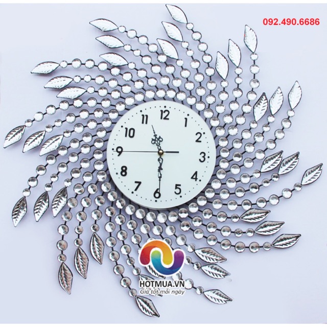 Đồng hồ treo tường trang trí mưa sao băng 70cm
