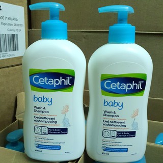 Sữa tắm, gội dịu nhẹ Cetaphil baby wash & Shampoo