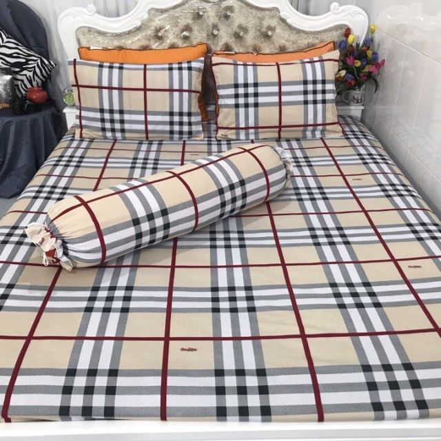 Bộ Drap Thun Hàn Quốc mát lạnh 4 món (Inbox nhiều mẫu lựa chọn)