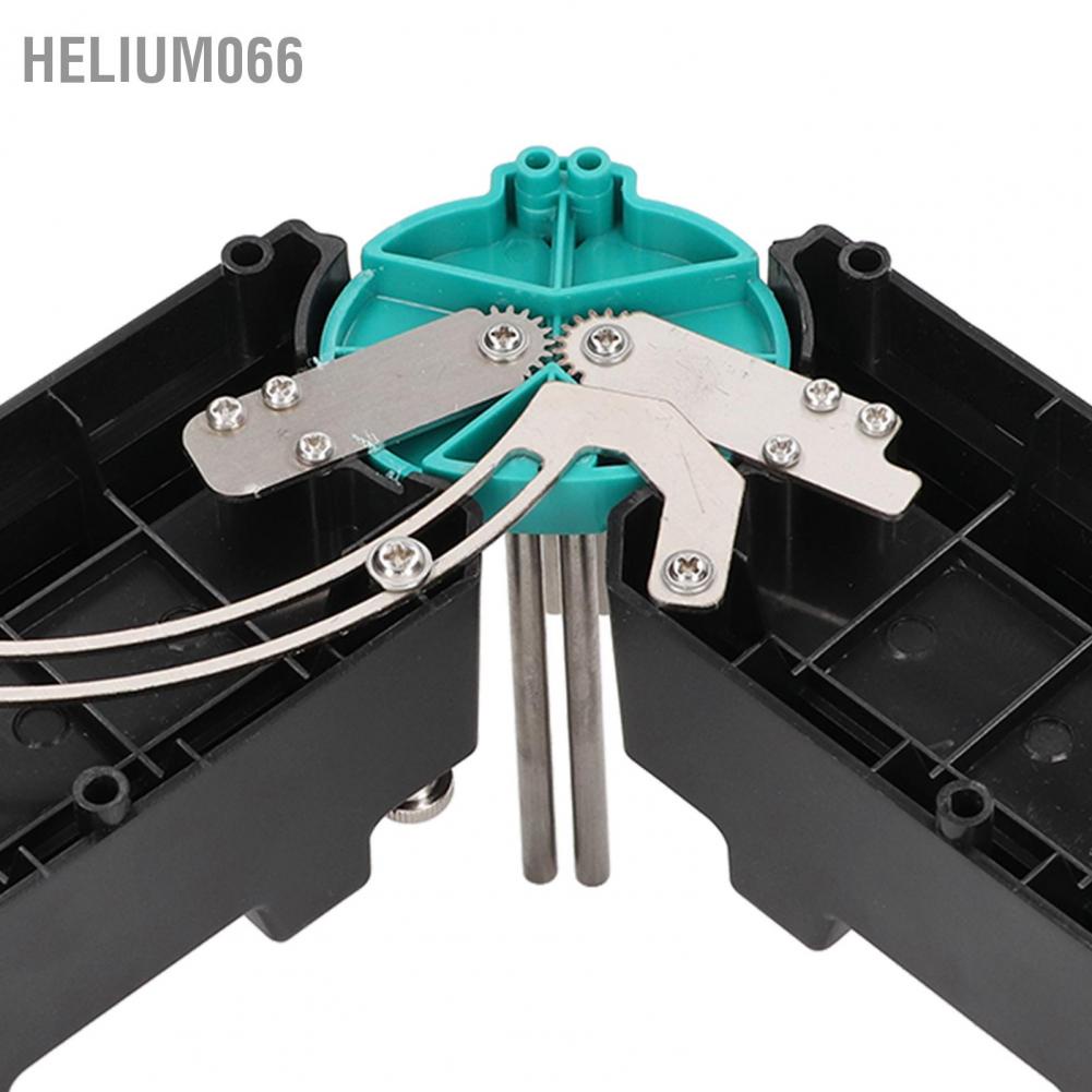 Helium066 Dụng cụ cắt góc Mitre 2 trong 1 ABS Màu đen có độ chính xác cao đo bền mài mòn
