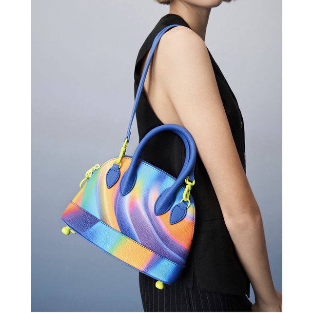 Túi xách Cnk hến mới phối màu 2 dây đeo hàng đẹp nét size 22