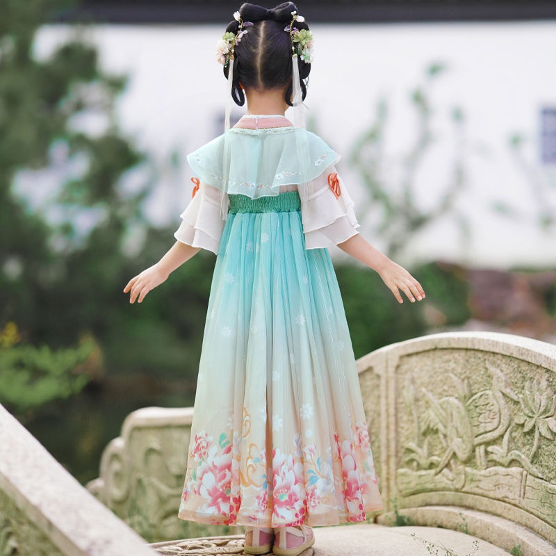 Bộ Hán Phục Phong Cách Trung Hoa Cổ Điển Cho Bé Gái 08.11