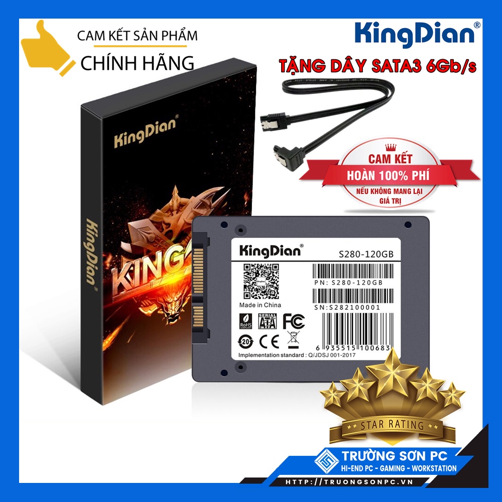 Ổ Cứng SSD KINGDIAN 120GB | Nhập Khẩu Chính Hãng