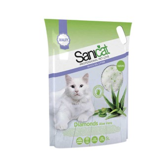 Đồ Dùng Cho Mèo Giá Rẻ Cát Thuỷ Tinh Hương Lô Hội Sanicat Silica Gel
