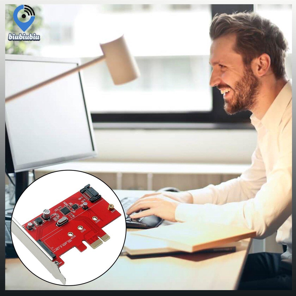 【Hàng sẵn sàng】【cod】PEX-UB132 Low Profile PCI To M.2 SATA3.0 Express Adapter Card 10Gbps | BigBuy360 - bigbuy360.vn