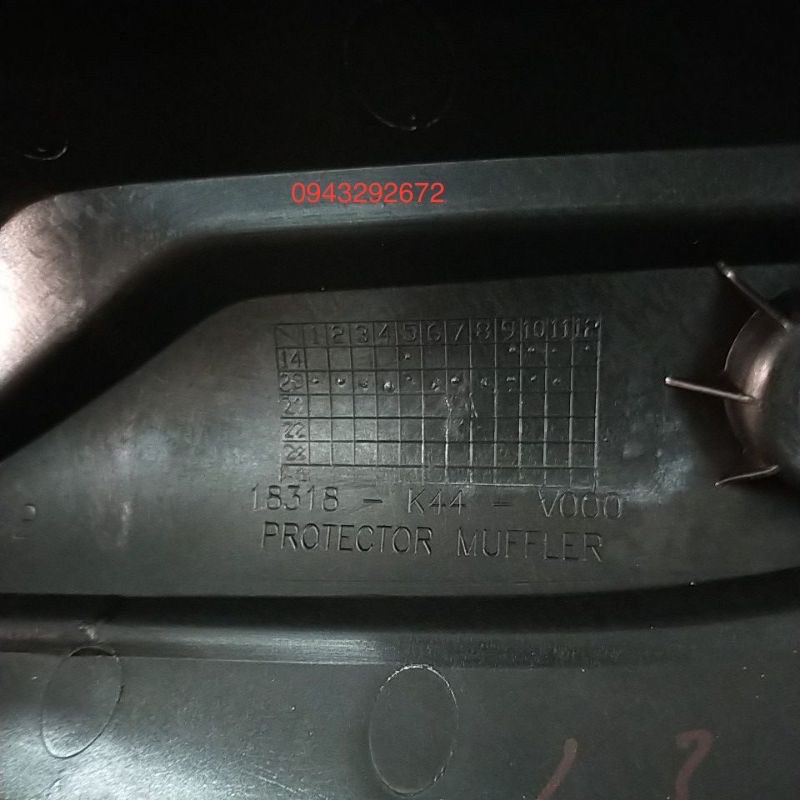 Ốp Pô Honda Vision 2014-2019