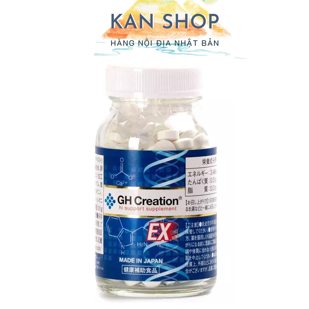 Viên uống tăng chiều cao GH Creation EX+ 270 viên Nhật Bản | 4589788400012 | Kan shop hàng Nhật
