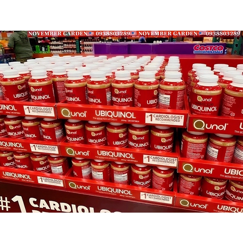Viên uống bổ tim, điều hoà huyết áp Qunol Mega CoQ10 Ubiquinol 100mg hộp 120 viên