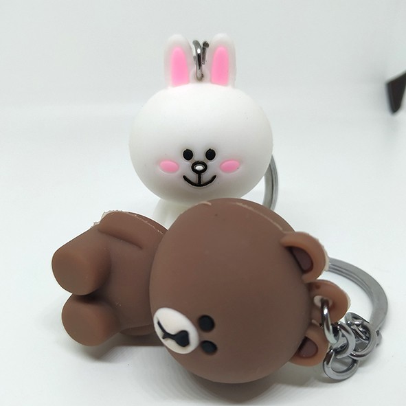 Móc khóa đôi thỏ Cony và gấu Brown 🐻🐰 FREESHIP 🚛 Có video thật 🎥 Móc khóa đôi thỏ Cony và gấu Brown - Phát Huy Hoàng