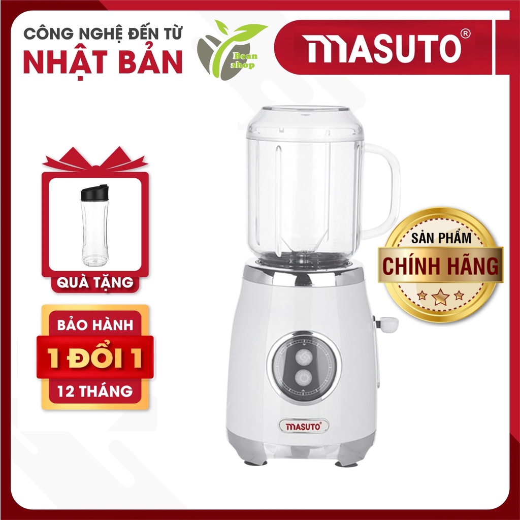 Máy xay sinh tố MASUTO Blender Nhật Bản 0,6L chuyên dụng cho eat clean