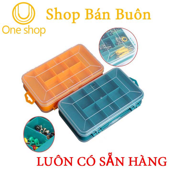 Hộp Đựng Linh Kiện Điện Tử 8 Ngăn 2 Mặt