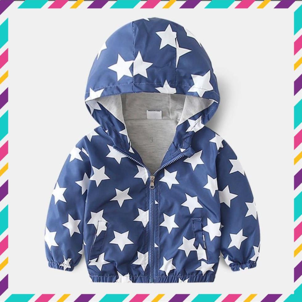 Áo khoác gió lót cotton ấm, thoáng khí cho bé trai từ 2-5 tuổi, hàng Quảng Châu chất đẹp