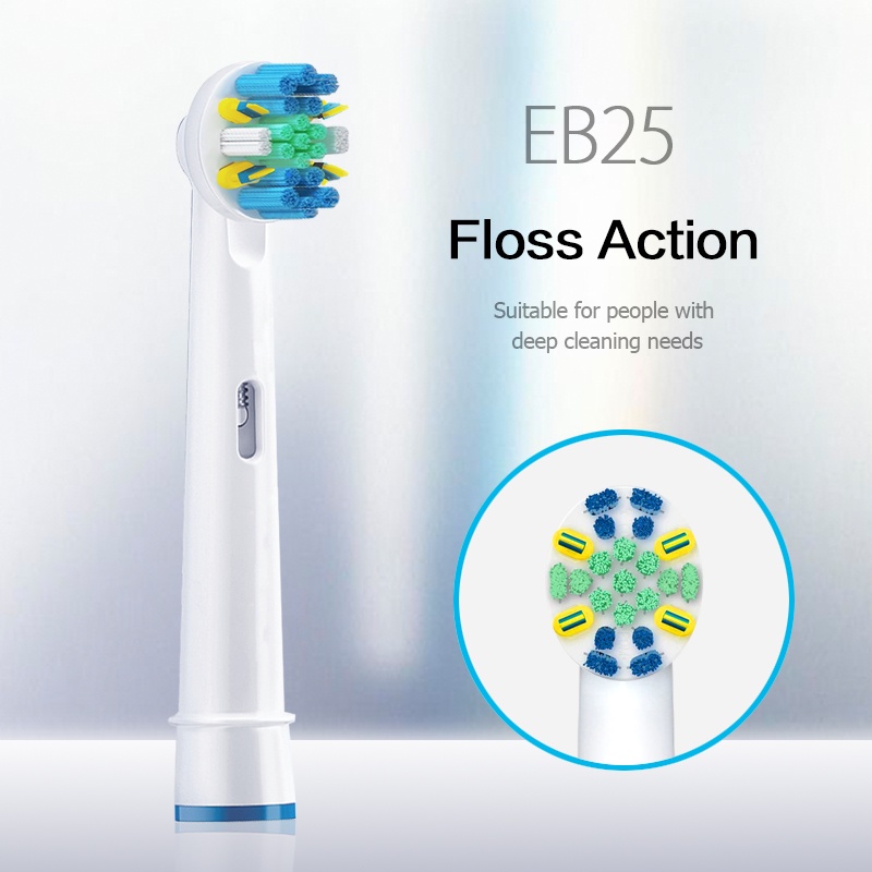 ORAL B Set 16 Đầu Bàn Chải Thay Thế Cho Braun Electric D12 D29 D12 /2500 D36