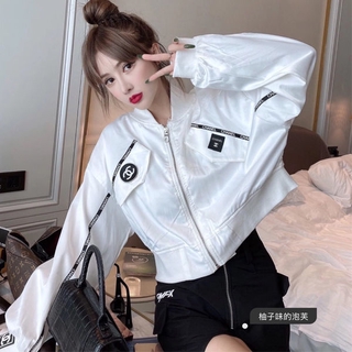 Autumn New Women's Jacket Small Fragrance Spring New Loose Thin Long Sleeve Small Short Baseball Uniform Jacket