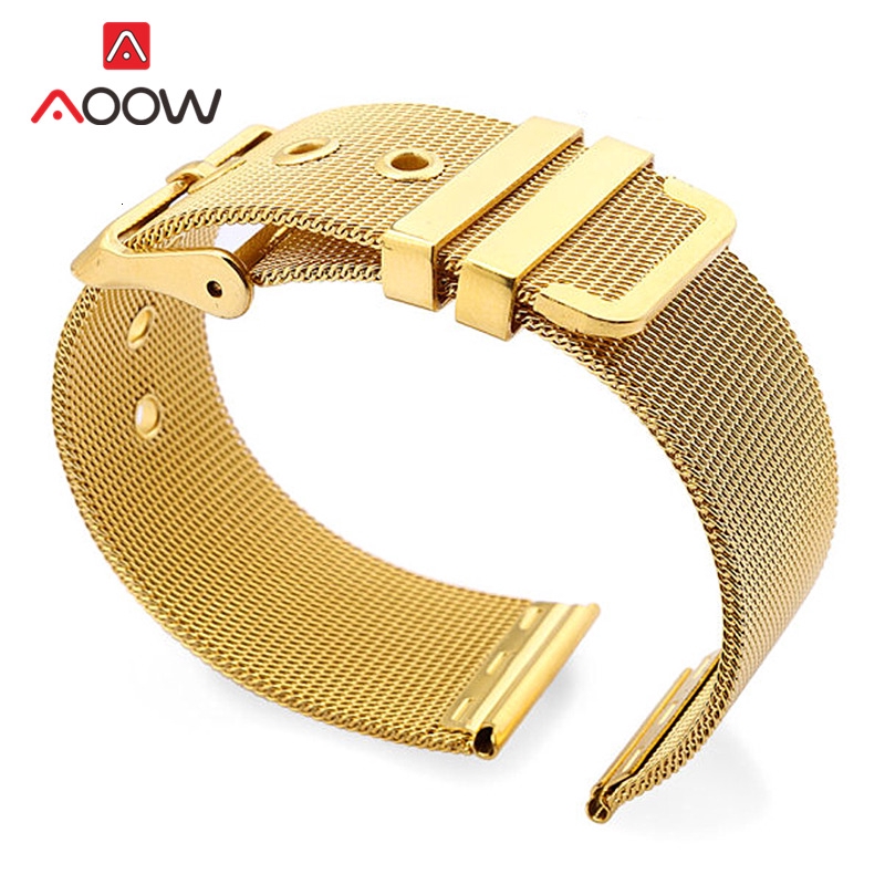 Dây Đeo Đồng Hồ Bằng Thép Không Gỉ 18mm 20mm 22mm 24mm Chất Lượng Cao